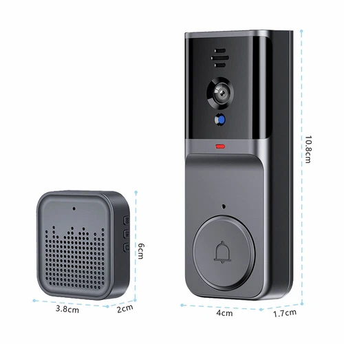 Smart WiFi Wireless Video Doorbell Security Streaming Camera Door Bell Intercom - Picture 12 of 17