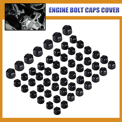 Spark Plug Screw Nut Head Bolt Cap Engine Topper Cover Black For Harley Twin Cam | Australia