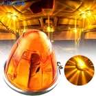 Amber (1 wire 1156) Watermelon Glass Lens Light Kit Incandescent Old School Flus