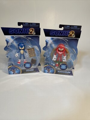 Sonic the Hedgehog 2 Movie Action Figure Map & Ring Pouch & Knuckles 2022