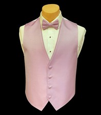 Men's Flow Formals Wisteria Tuxedo Vest  Tie Choice Bow or Long Closeout Sale