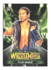 2018 Topps WWE Road To Wrestlemania Tyler Breeze Wrestlemania 34 Roster R-41