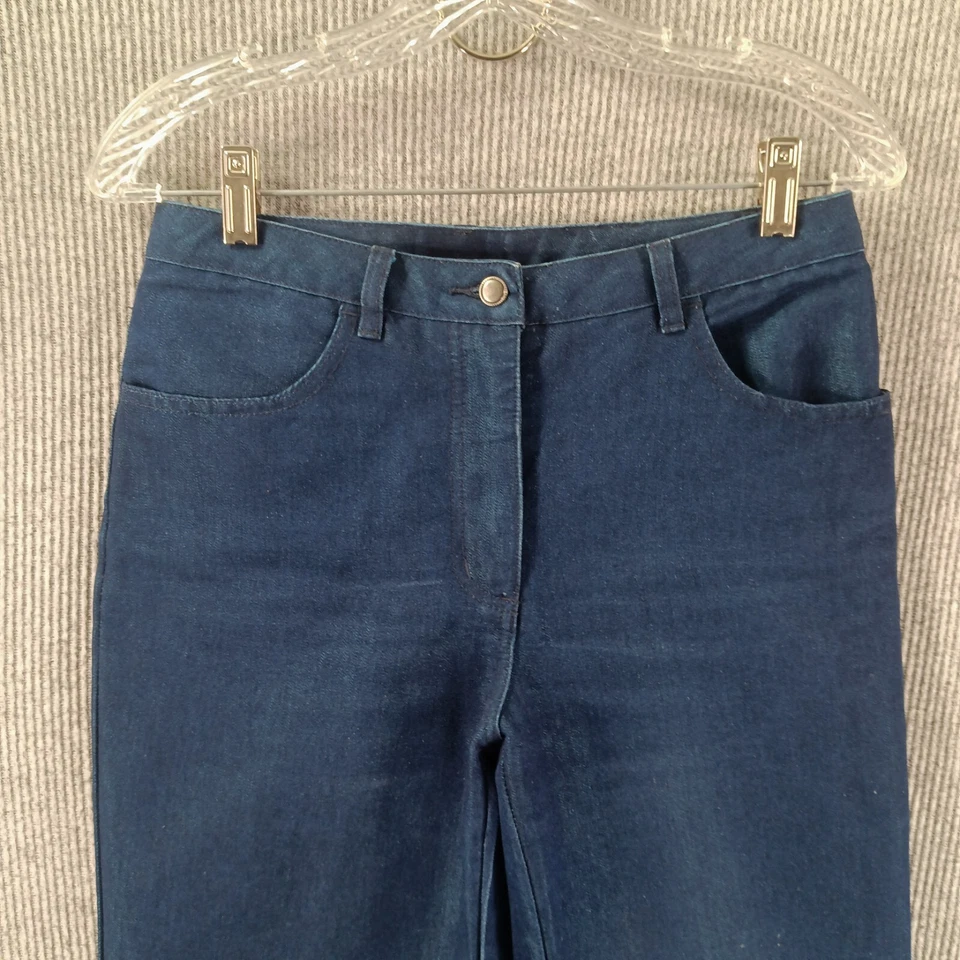 Pantalón capri vaquero Reflections Images Of You para mujer 4 azul denim bordado con cuentas Foto 2 de 4