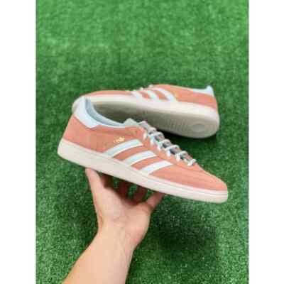 Adidas Handball Spezial Mens Handball Shoes Peach IG6275 NEW Multi Sz