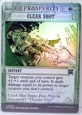 Clear Shot [New, Near Mint] *Foil* Showcase {Thunder Junction: Breaking News}