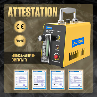 PARAOUTIL Macchina Per Il Fumo Per Auto, 12 V, EVAP, 12 V, Rilevatore Di Perdite Di Fumo, Per Auto, Moto, Barche