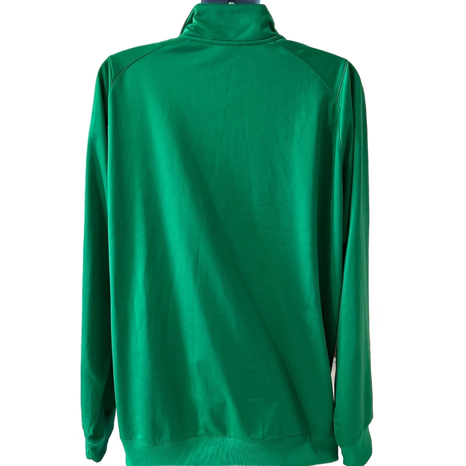 Vintage Notre Dame Full Zip Jacket Men 2XL Green Genuine Stuff Embroidered Logo - Image 2 of 4