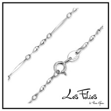 Collana Doppio-Twist da 45cm spessore 0,8mm in argento 925 - Les Folies