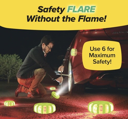 (6) Lizard Flare Roadside LED lights - Read Description - Picture 3 of 6