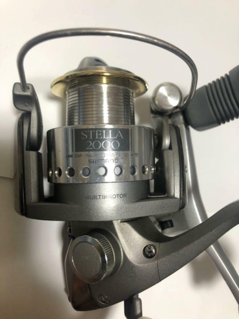 Shimano 95 STELLA 2000 DH Spinning Reel from Japan Used 1995 Shimano 95 STELLA 2000 DH Spinning Reel from Japan Used 1995