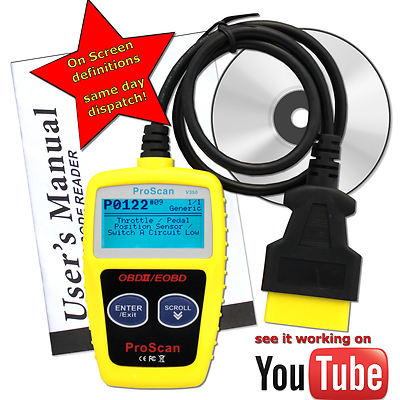Passt für Ford Mondeo OBD2 Fehlercodeleser Rücksetzwerkzeug ab 1997