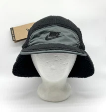 Nike Fly Cap Unstructured Outdoor Cap Sz M/L Unisex NWT Ear Flaps Fleece Black
