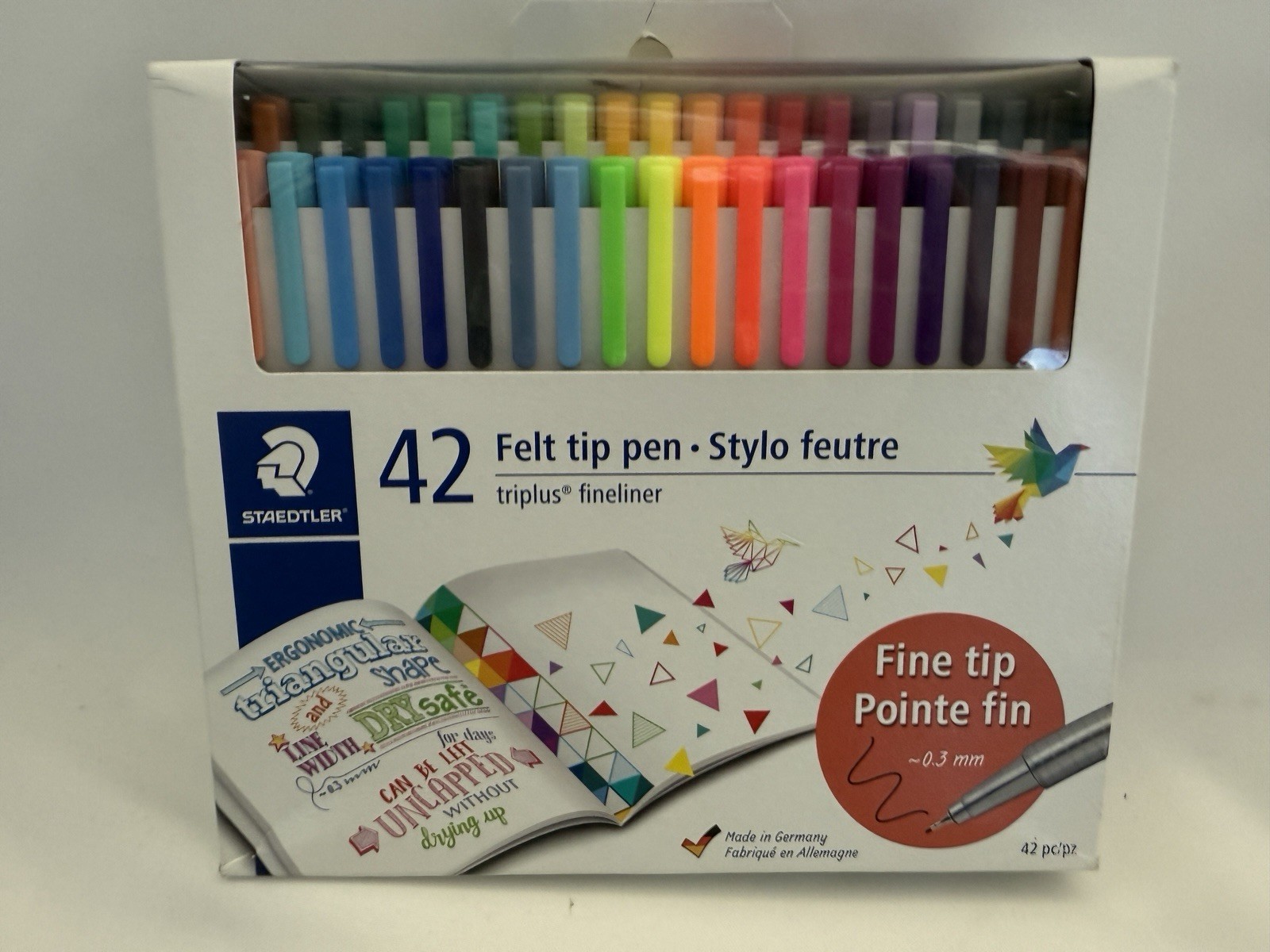 Staedtler Triplus Fineliner Felt Tip Pens, 42pk