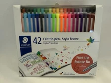 Staedtler Triplus Fineliner Felt Tip Pens, 42pk