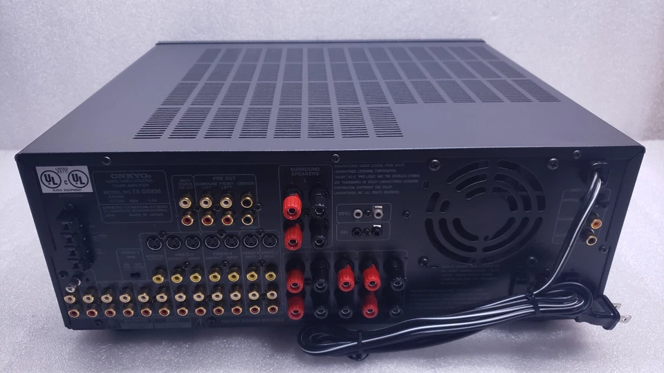 ONKYO TX-DS838 Integration Stereo Receiver Surround [No Remote] #99 - Image 3 of 4