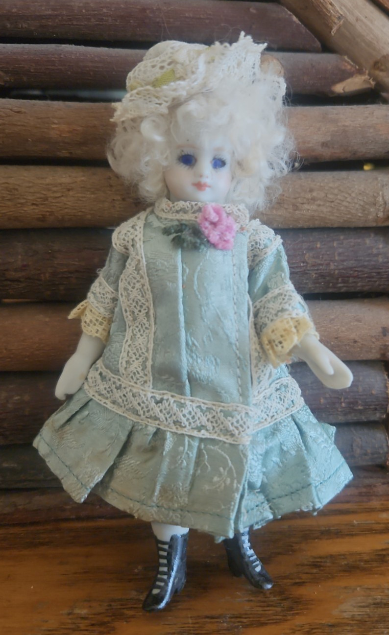 Doll Artist Cathy Hansen All Bisque Mignonette Doll 5