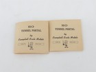 LOT of 2 HO Scale Campbell 348-250 Double Track Stone Tunnel Portals  — photo 2