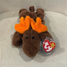 Ty Beanie Baby Chocolate the Moose, NWT