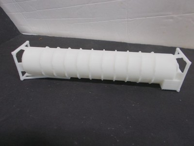 WHITE ~ LIQUID HELIUM 11,000 GALLON CONTAINER~ 43' SCALE FEET LONG~ HO SCALE