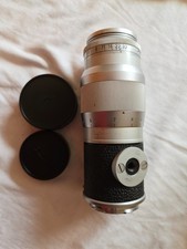 Leica Leitz Hektor 135mm f4.5 M Telephoto Lens S : 1314xxx w/Caps Chrome Germany