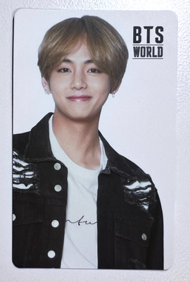 BTS V TAEHYUNG World OST Double Sided Official Photocard / K-POP