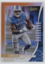 2019 Panini Absolute Orange Spectrum 34/75 Kerryon Johnson #74 09wc