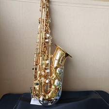 Higher Quality Brand New 200DR Alto Saxophone Gold Body and Nickel Key with Case