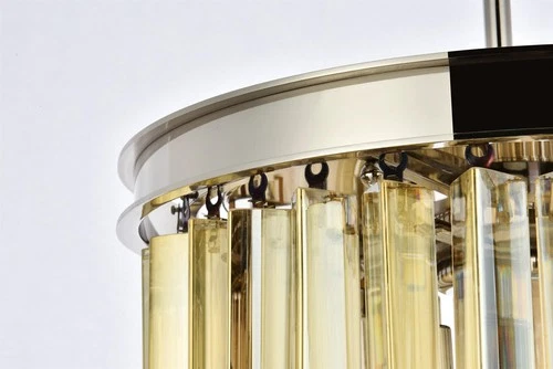 Elegant Lighting Sydney 16" 3 Light Royal Crystal Chandelier - Picture 6 of 9