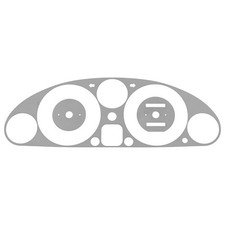 Jass Performance Instrument Surround Panel S/Steel Mazda MX-5 Mk1 NA 1.6 No HRW