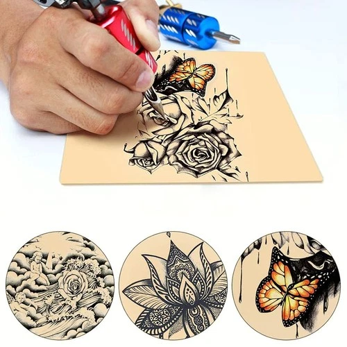 Durable Double-Sided Tattoo Skin Kit, 5 Pcs 8x6in for Microblading & More image 6