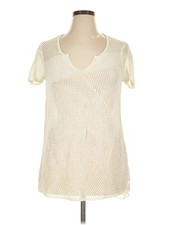 Simply Vera Vera Wang Women Ivory Casual Dress XL