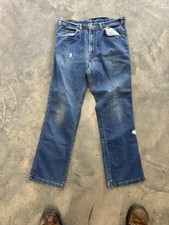 Vintage 70s Levi  s For Men Orange Tab Straight Leg Distressed 32 X 29