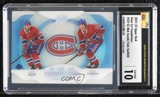 2021-22 Series 1 Clear Cut Foundations Nick Suzuki Cole Caufield CSG 10 10nh