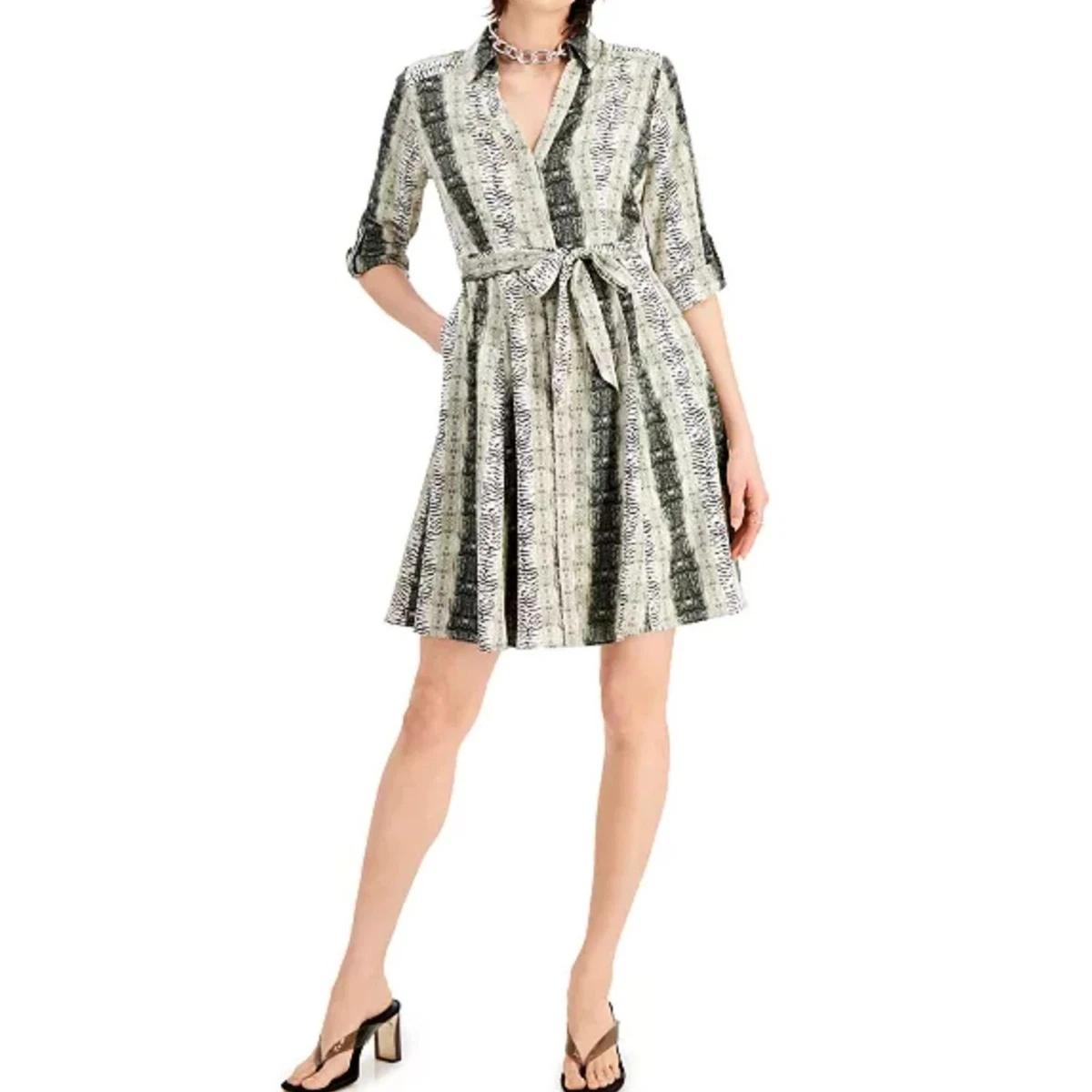inc shirt dress I.N.C. International Concepts Women's Shirt Denim Dresses