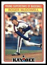 Roger McDowell 1986 Topps Kay-Bee Young Superstars of Baseball #21 Mets MLB READ