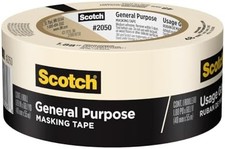 Scotch Masking Tape General Purpose 1.88x60.1yd Beige Easy