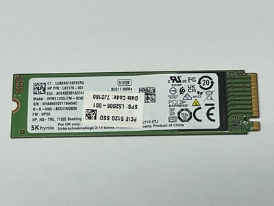 SK Hynix 512GB BC511 NVMe m.2 Solid State Drive HFM512GDJTNI-82A0A