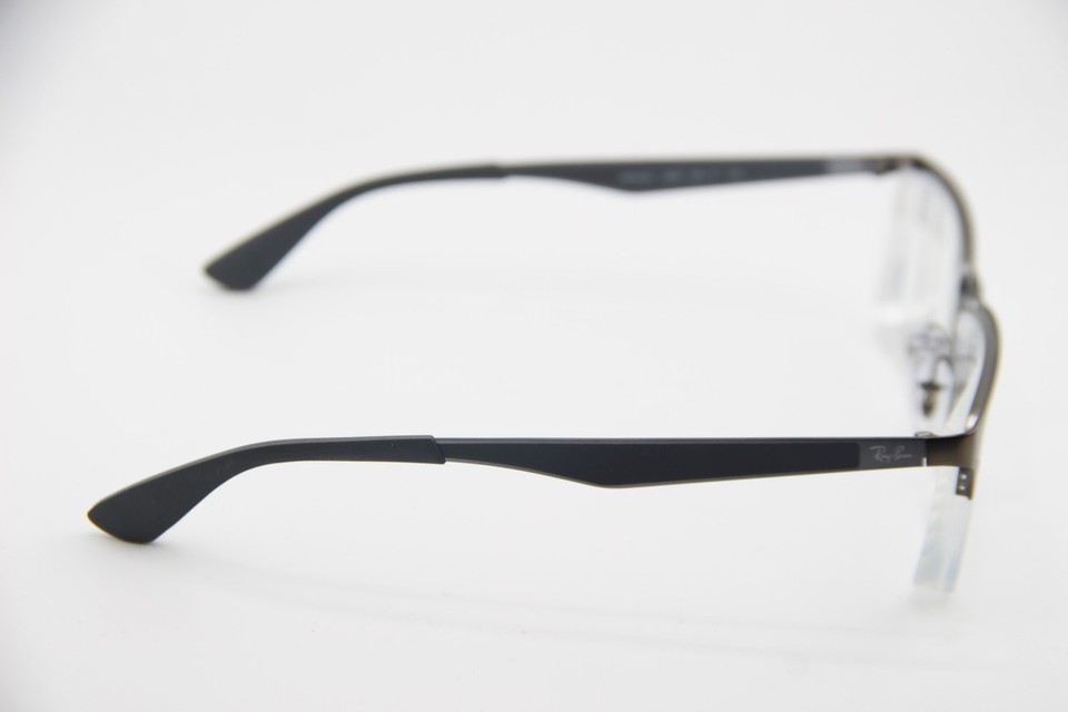 RAY-BAN RB 6335 2855 GUNMETAL GRAY AUTHENTIC FRAMES EYEGLASSES 56-17 K1 ...