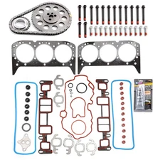 Timing Chain Kit With Cover Gasket Bolts Set For 99-05 Chevrolet Astro GMC 4.3L