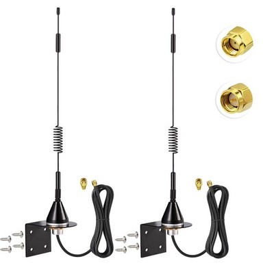 4G LTE RP SMA Cellular Antenna 7Dbi Outdoor Antenna (2 Pack) Compatible with Spy