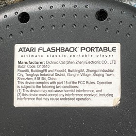 Atari Flashback Portable Handheld Console w/ Preloaded Games TESTED D10510