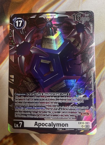 Apocalymon [SP Foil] #EX10-061 Digimon Sinister Order card