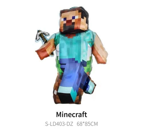 Minecraft Party Decoration New Movie Themed Party Supply for Gamer Fans Backtrop - Picture 9 of 10