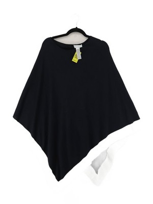 The White Company Damen Mantel schwarz Leinen mit Baumwollmantel
