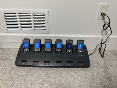 Cisco CP-7925G Wireless IP Phone Lot of 6 w/ Multi-Charger Station Bundle Tested