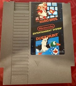 Super Mario Bros Duck Hunt Nintendo (NES) - Clamshell Case Great Condition