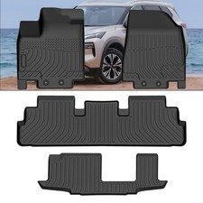 Floor Mats Custom Fit for Nissan Pathfinder 8 Passenger & Infiniti QX60 7 Seater