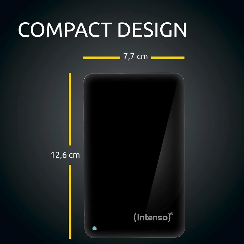 Intenso Memory Case 2 TB Portable Hard Drive | Black - Image 4 of 4