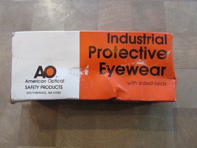 Antique New Old Stock American Optical AO Safety Glasses Steampunk With Box