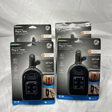 4 GE myTouchSmart Outdoor Plug-In Timer SimpleSet Digital 2 On/Off Jasco 81638